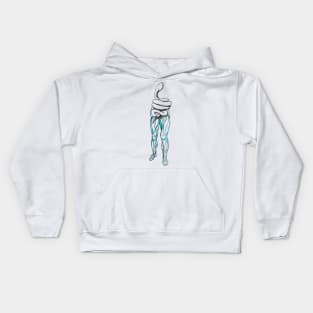 Whoops!  Torso is a Snake Now Kids Hoodie